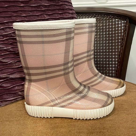 Burberry Other - Burberry Toddler Nyles Haymarket Nova Check Rain Boot